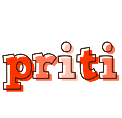 Priti paint logo