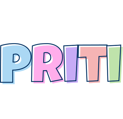 Priti pastel logo