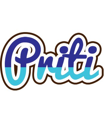 Priti raining logo