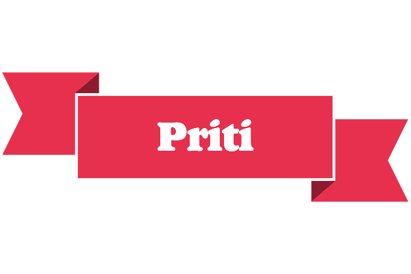 Priti sale logo