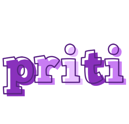 Priti sensual logo