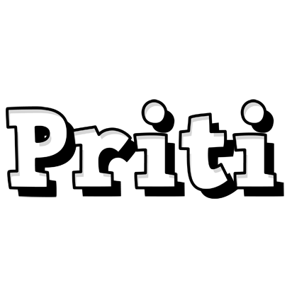 Priti snowing logo