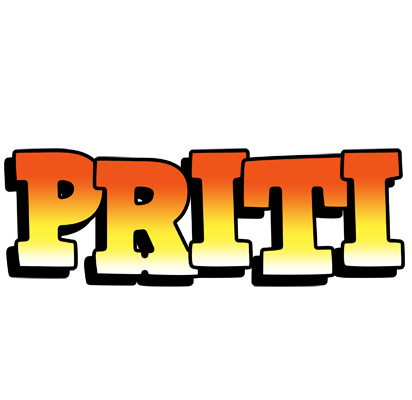 Priti sunset logo