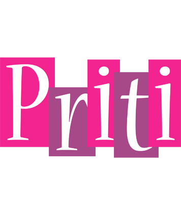 Priti whine logo