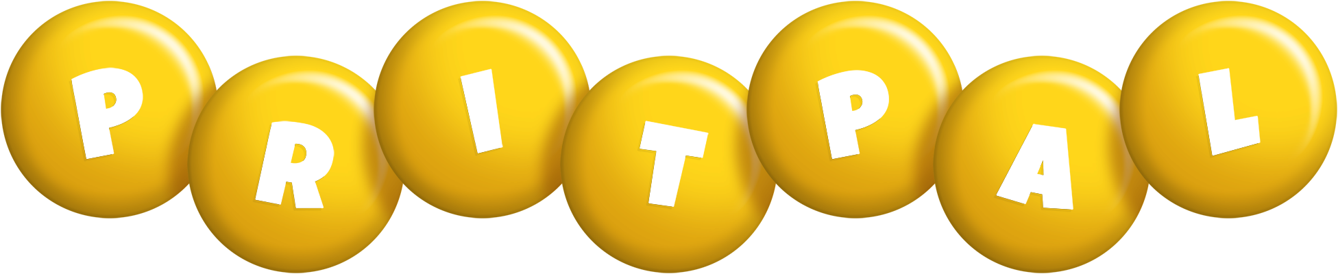 Pritpal candy-yellow logo
