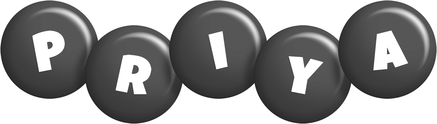 Priya candy-black logo