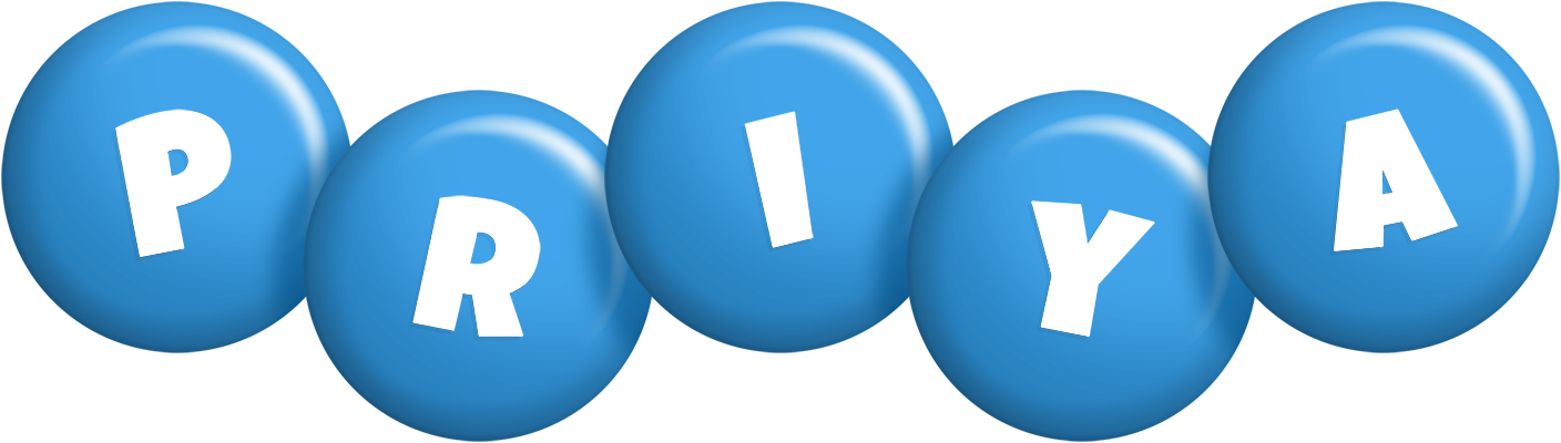 Priya candy-blue logo