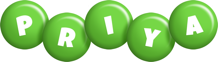 Priya candy-green logo