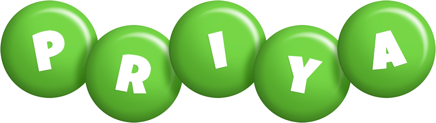 Priya candy-green logo