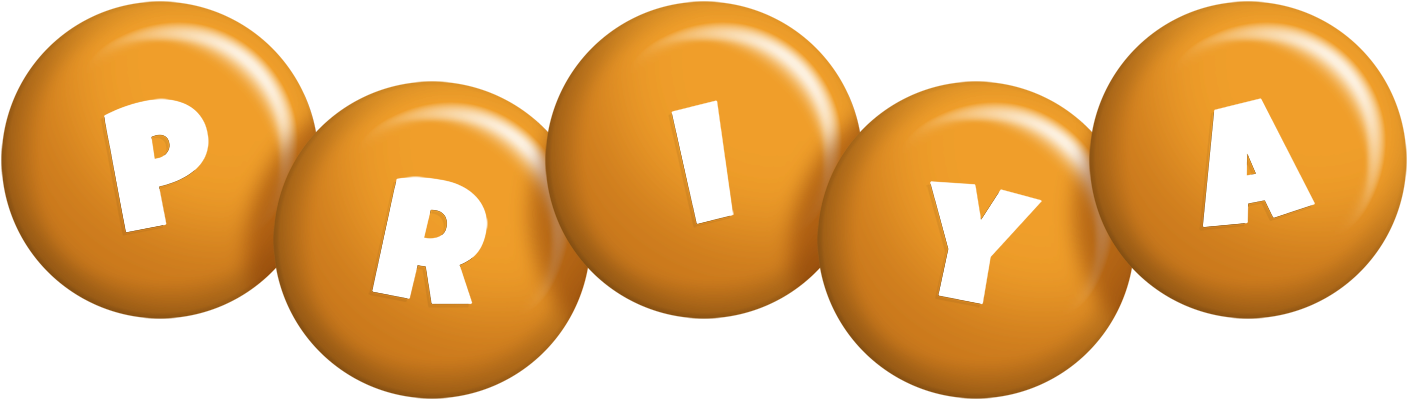Priya candy-orange logo