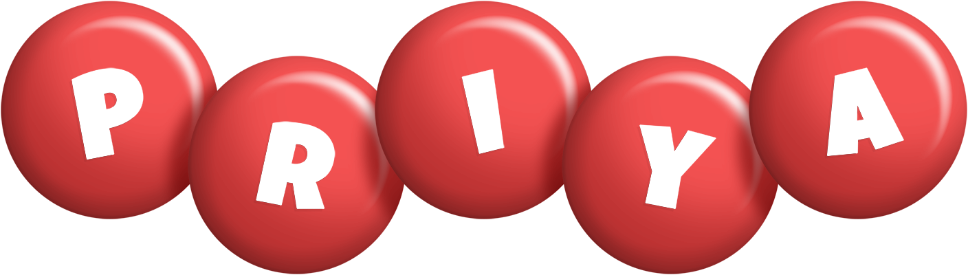 Priya candy-red logo