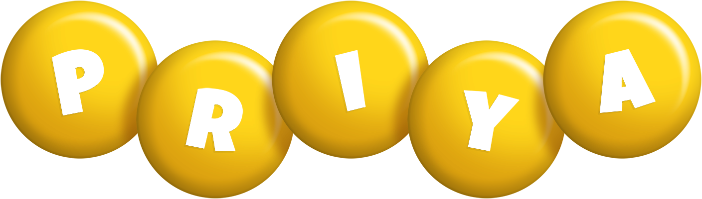 Priya candy-yellow logo