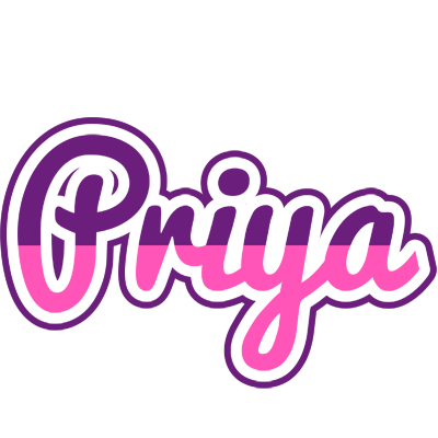 Priya cheerful logo