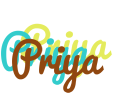 Priya cupcake logo