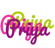 Priya flowers logo
