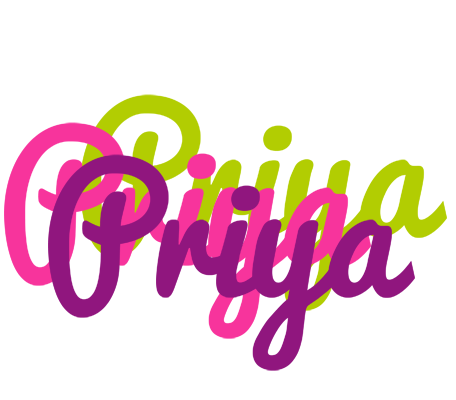 Priya flowers logo