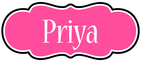 Priya invitation logo