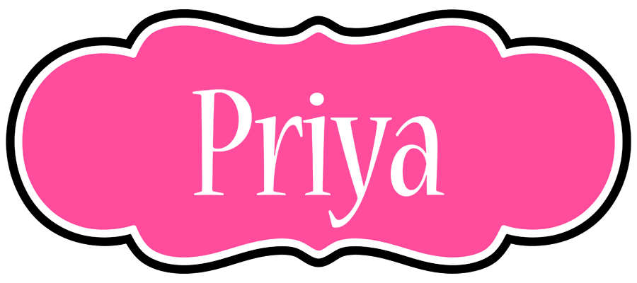Priya invitation logo