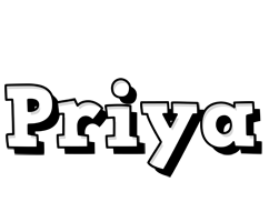 Priya snowing logo