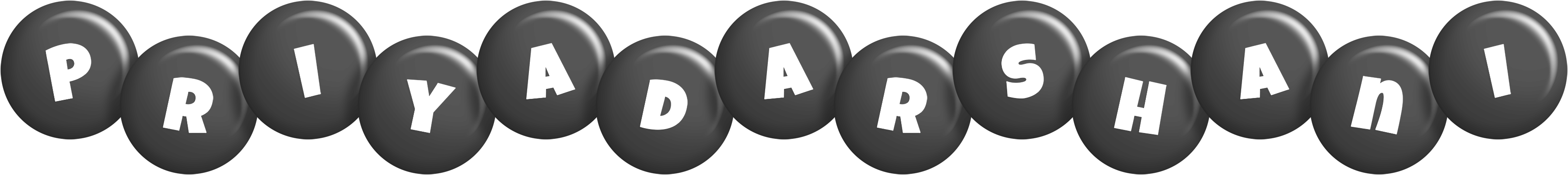 Priyadarshani candy-black logo