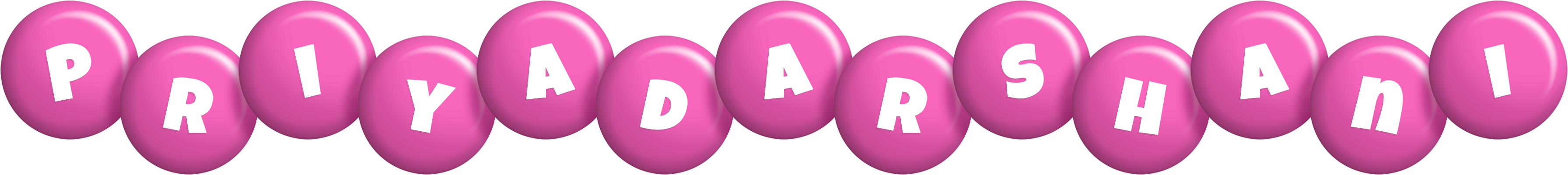 Priyadarshani candy-pink logo