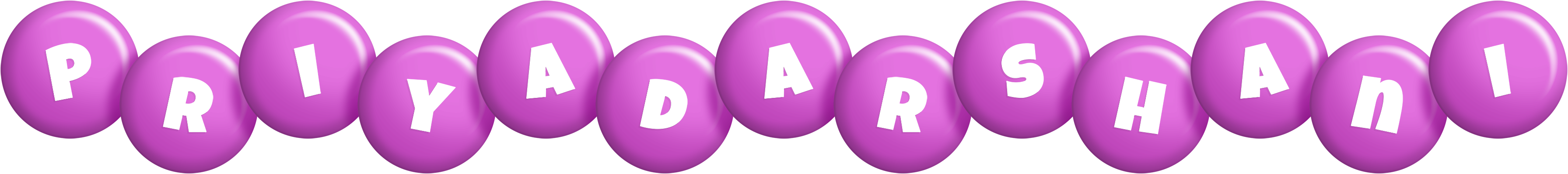 Priyadarshani candy-purple logo