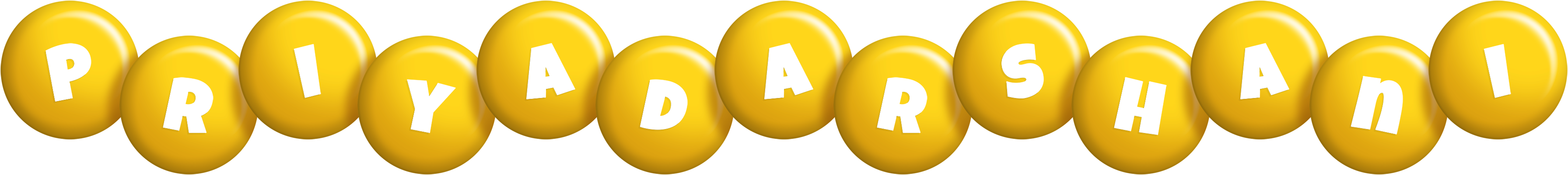 Priyadarshani candy-yellow logo
