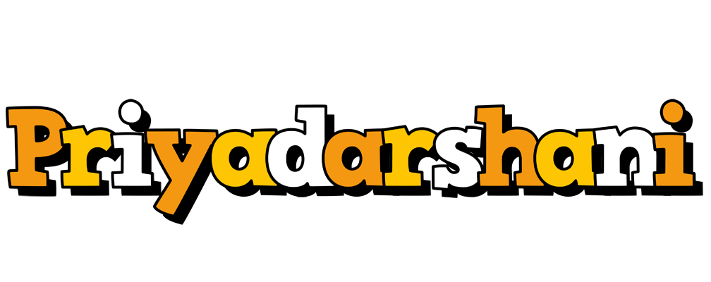 Priyadarshani cartoon logo