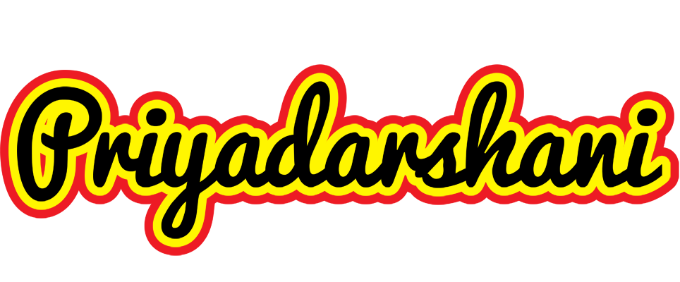 Priyadarshani flaming logo