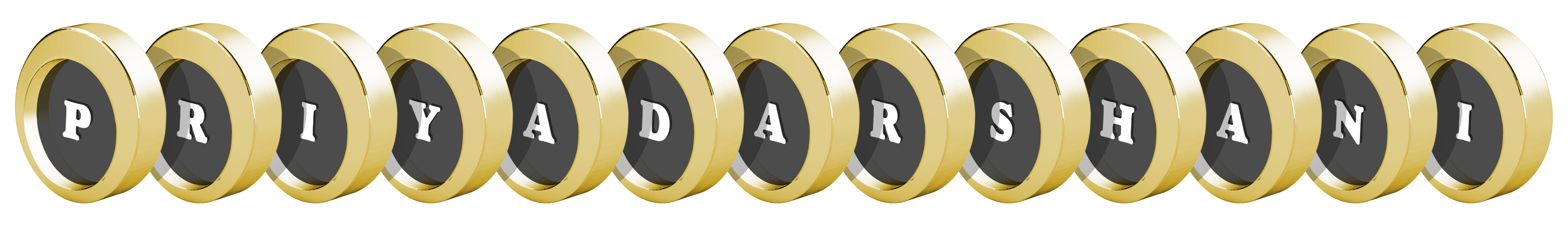 Priyadarshani gold logo