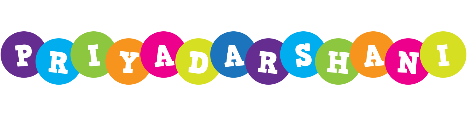 Priyadarshani happy logo