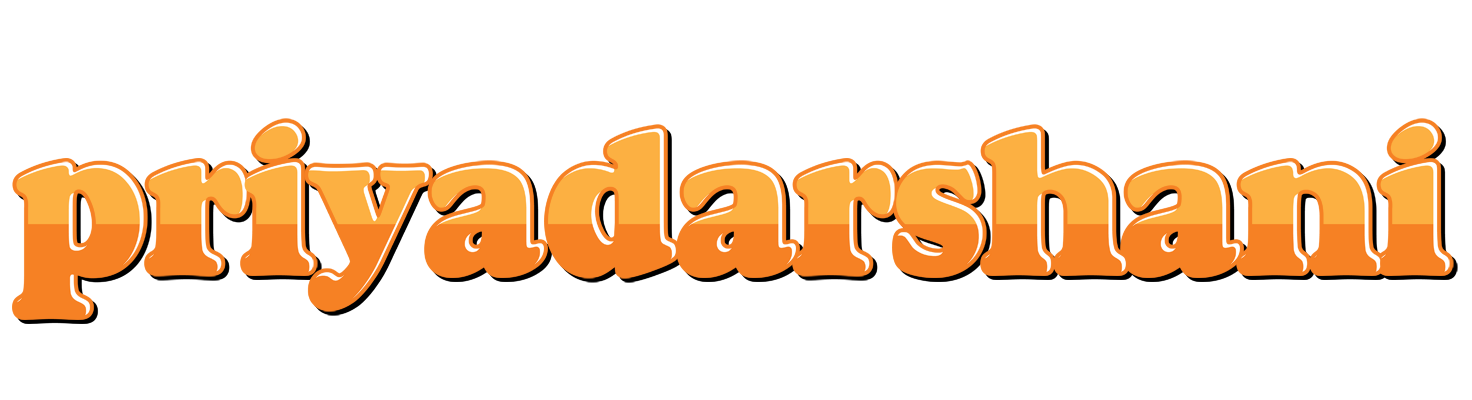 Priyadarshani orange logo