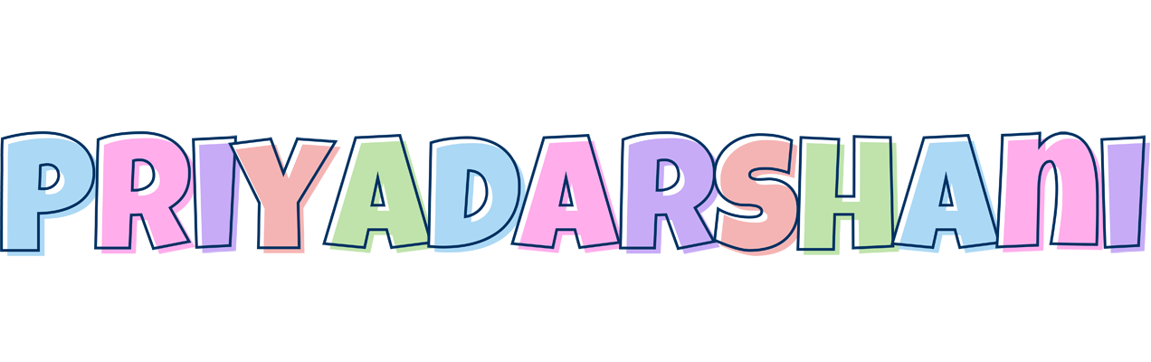 Priyadarshani pastel logo