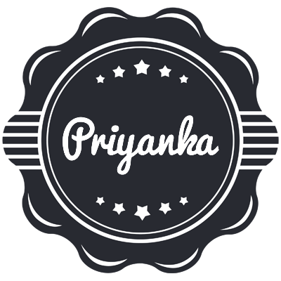 Priyanka badge logo