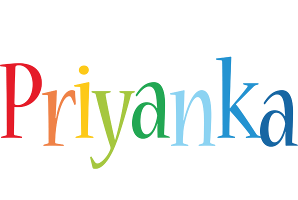 Priyanka birthday logo