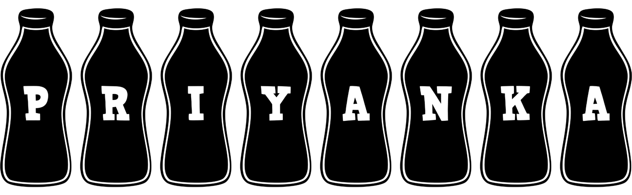 Priyanka bottle logo