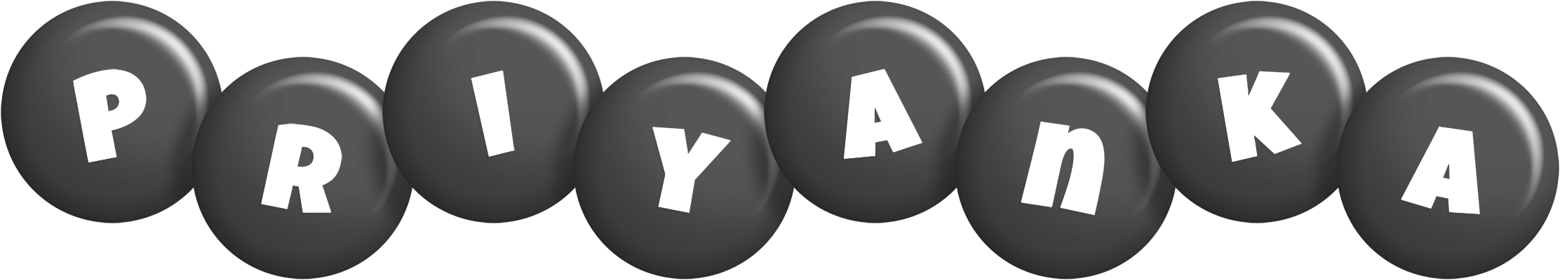 Priyanka candy-black logo