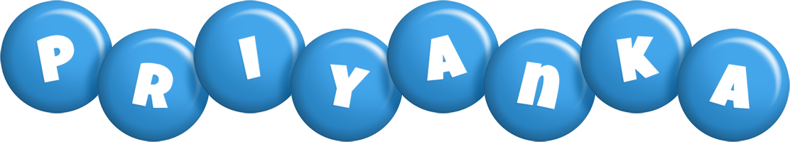 Priyanka candy-blue logo