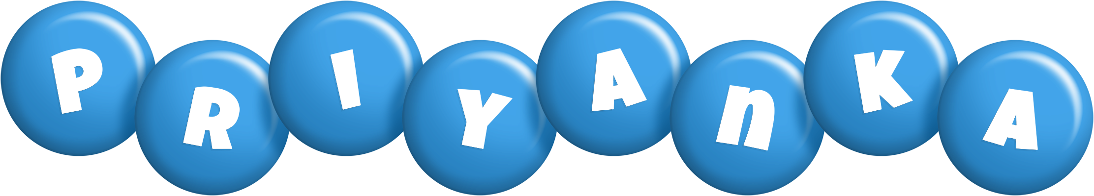 Priyanka candy-blue logo
