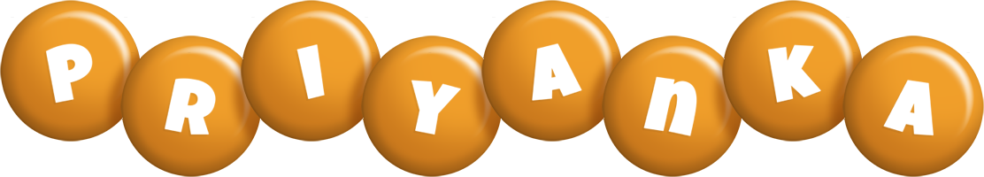 Priyanka candy-orange logo