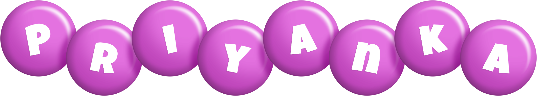 Priyanka candy-purple logo