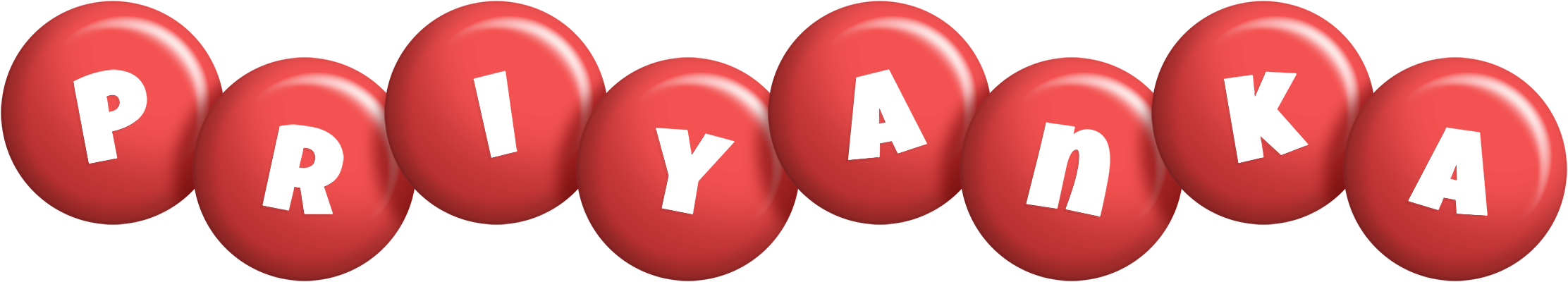 Priyanka candy-red logo