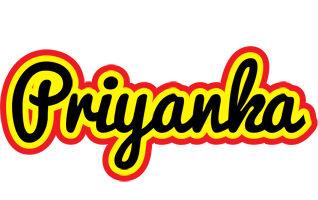 Priyanka flaming logo