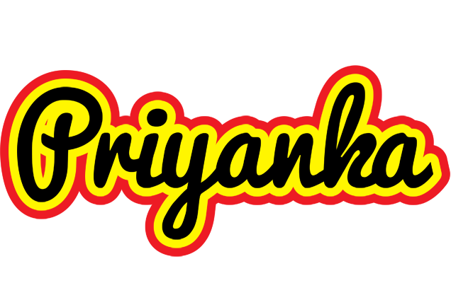 Priyanka flaming logo