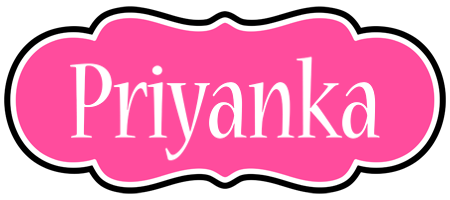 Priyanka invitation logo