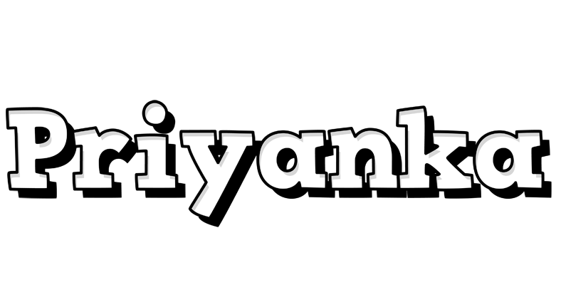 Priyanka snowing logo