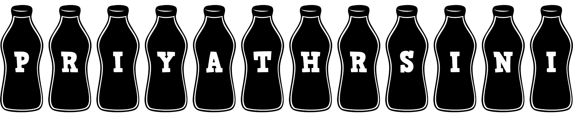 Priyathrsini bottle logo