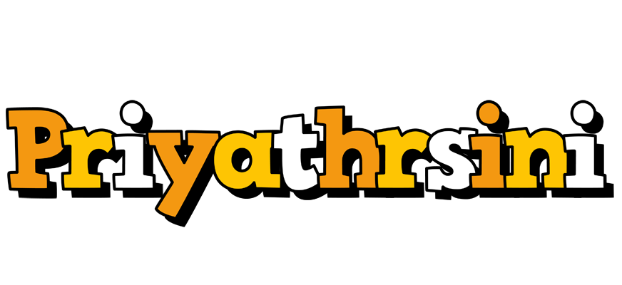 Priyathrsini cartoon logo