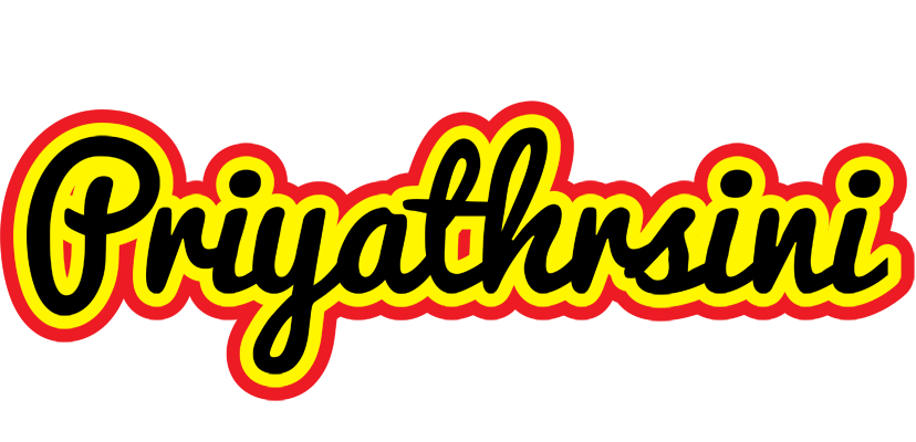 Priyathrsini flaming logo