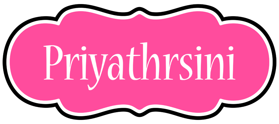 Priyathrsini invitation logo